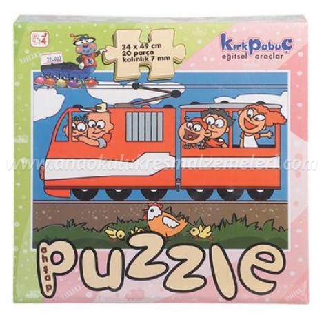 Taşıtlar Puzzle (Tren)