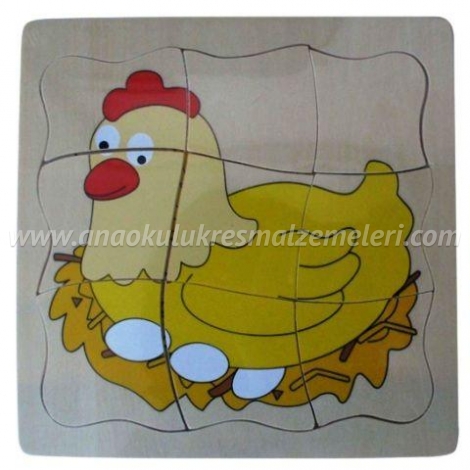 Tavuk Gelişim Evreleri Puzzle