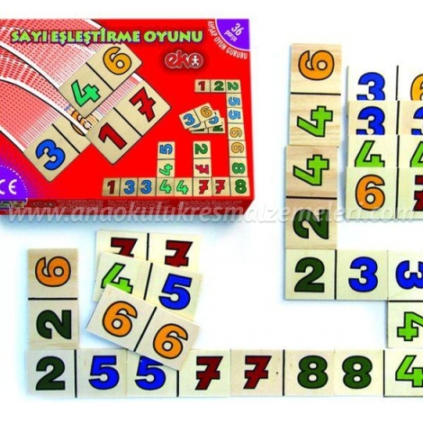 Sayıları Eşleştirme Oyunu Domino