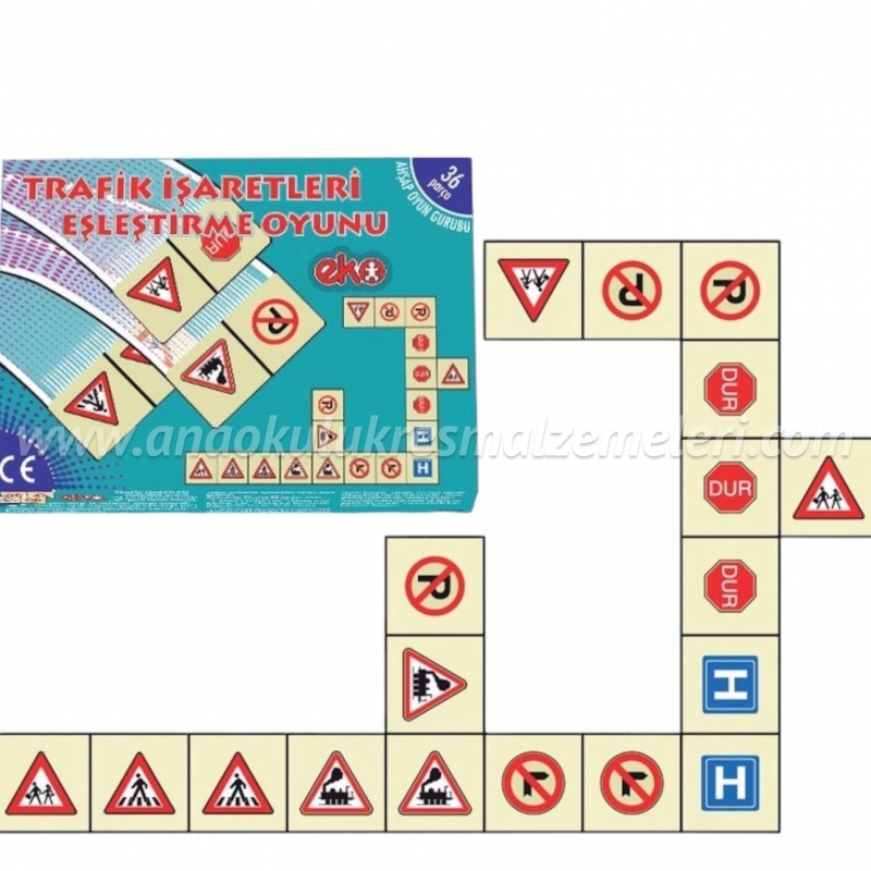 Akıl Oyunu Trafik İşaretleri Eşleştirme Oyunu