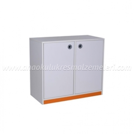 2 Kapaklı Çocuk Dolabı