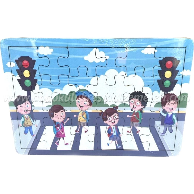 Yaya Geçidi Puzzle (Ahşap)